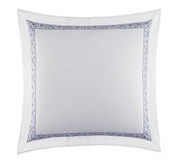 Laura Ashley Home - Taie d'oreiller européenne, taie d'oreiller en Coton Lisse avec Fermeture à enveloppe, décoration d'intérieur légère et élégante (Bleu Charlotte, 66 x 66 cm)
