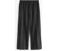 Laura Ashley Laura Ashley Black 100% Cotton Broderie Beach Trousers