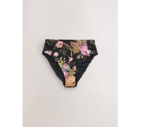 Laura Ashley Laura Ashley Black Uffington High Waisted Bikini Bottoms