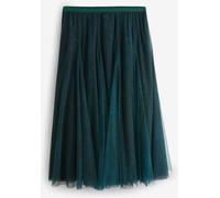 Laura Ashley Laura Ashley Emerald Green Josette Mesh Print Goday Mesh Full Midi Skirt Emerald Green Josette Mesh Print EU 38 (UK 10)