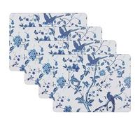 Laura Ashley Lot de 4 Sets de Table en liège pour Tables de Cuisine et de Salle à Manger, résistants à la Chaleur, durables, faciles à Nettoyer, 40,6 x 30,5 cm, Palais d'été