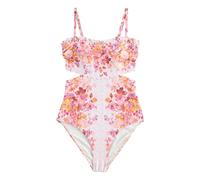 LAURA ASHLEY Maillot de bain violet / orange / rose / blanc, Taille XL