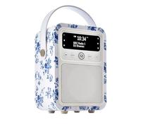 Laura Ashley Monty Radio Dab+/Dab avec Bluetooth, FM et Fonction Radio Réveil par VQ - Alimentée par Secteur et Batterie Radio Portable avec Antenne, Prise Casque et Port de Charge USB - China Rose