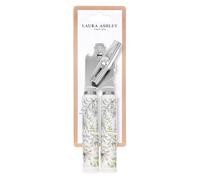 Laura Ashley Ouvre Boite Inox Avec Poignées Ergonomiques Pour une Prise en Main Facile - Coupes Lisses et Précises, Résistant À la Rouille et au Lave-vaisselle Ouvre-Boîte