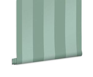 Laura Ashley Papier peint intissé Lille Pearlescent Stripe Jade 1005 x 52cm Vert