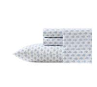 Laura Ashley Parure de lit en Percale de Coton, pour décoration d'intérieur légère et Respirante, Bleue (Francesca Blue), pour lit Double