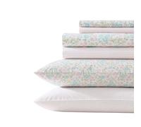 Laura Ashley – Parure de lit Jaynie Pink, douce, poche profonde, taies assorties – Très grand lit