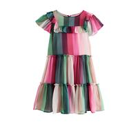 LAURA ASHLEY Robe beige / vert / rose / rose, Taille 152