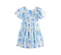 LAURA ASHLEY Robe bleu / bleu clair / vert clair / blanc, Taille 80