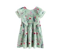 LAURA ASHLEY Robe bleu / menthe / éosine / rouge, Taille 122