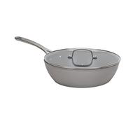 Laura Ashley Sauteuse 28 cm avec Couvercle - Sauteuse Aluminium Forgé, sans PFOA/PFAS, avec Revêtement Antiadhésif, Compatible avec Tous Types de Plaques, Résistante au Four et au Lave-Vaisselle