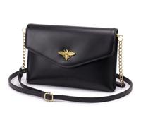 Laura Biaggi Sac pochette en simili cuir, bandoulière réglable, 27x17x4 cm