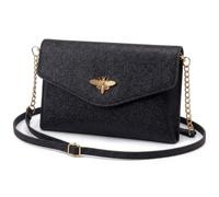 Laura Biaggi Sac pochette en simili cuir, bandoulière réglable, 27x17x4 cm