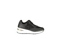 Laura Biagiotti - Baskets à lacets en polyester - Femme - Chaussures - Noir - Taille: 37 EU