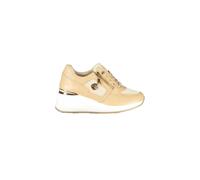 Laura Biagiotti - Baskets en polyester avec semelle intérieure coussinée - Femme - Chaussures - Beige - Taille: 38 EU