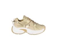 Laura Biagiotti - Baskets de Luxe à Plateforme Brodé de Strass - Femme - Chaussures - Beige - Taille: 38 EU
