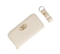 Laura Biagiotti Coffret Cadeau Femme, Portefeuille et Porte-clés en Simili Cuir