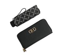 Laura Biagiotti Coffret Cadeau Femme, Portefeuille Femme en PU et Parapluie Super Mini Pliable de Poche, Set Élégant