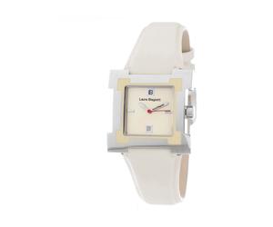 Laura Biagiotti, Femme, Accessoires, Beige, Taille: ONE Size Montre habillée élégante en cuir