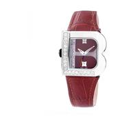 Laura Biagiotti, Femme, Accessoires, Brun, Taille: ONE Size Leather Dress Watch