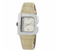 Laura Biagiotti, Femme, Accessoires, Gris, Taille: ONE Size Montre de Dame Élégante Quartz Argent Cuir