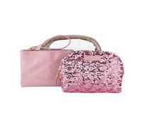 Laura Biagiotti Pochette Femme, Lot de 3 pièces, Trousse de Voyage étanche, Sac de Maquillage et cosmétique avec boîte