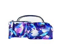Laura Biagiotti Pochette Femme, Set de 3 Trousse de Toilette de Voyage Imperméables, Sac Maquillage et Cosmétiques avec Boîte
