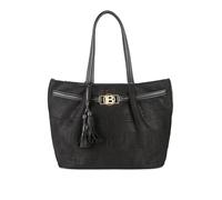 Laura Biagiotti Sac fourre-tout femme en daim imprimé sur le devant, accessoires dorés, pendentif avant Art. LB26W-110-1 Ligne CRABBY