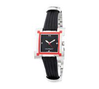 Laura Biagiotti, unisex, Accessoires, Noir, Taille: ONE Size Montre Bracelet en Acier Inoxydable