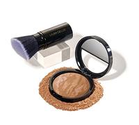 Laura Gel New York Baked Balance-N-Brighten Fond de teint correcteur de couleur, sable + pinceau Kabuki