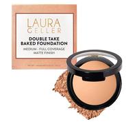 LAURA GELLER Blush Baked Blush-n-Brighten Poudre marbrée (rosé toute la journée), crémeux, léger avec finition satinée