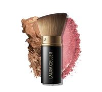 LAURA GELLER NEW YORK Pennello Kabuki Angolato Retrattile - Pennello Fondotinta e Contouring, per Polveri, Liquidi e Creme - Setole Ultra Morbide, Vegane, Ideale per i Viaggi