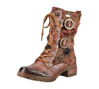 Laura Vita Bottes à lacets camel, Taille 37