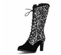 LAURA VITA Bottes pour Femmes Alcbaneo 351, Pointure:39 EU, La Couleur:Gris