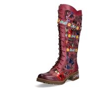 LAURA VITA Bottes pour Femmes Cocrailo 85, Pointure:37 EU, La Couleur:Rouge