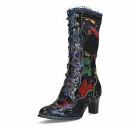 LAURA VITA Bottes pour Femmes Elcodieo 103, Pointure:38 EU, La Couleur:Bleu