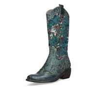 LAURA VITA Bottes pour Femmes Ercwinao 19, Pointure:39 EU, La Couleur:Bleu