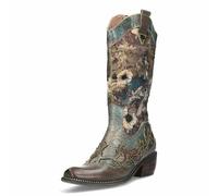 LAURA VITA Bottes pour Femmes Ercwinao 19, Pointure:39 EU, La Couleur:Gris
