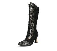LAURA VITA Bottes pour Femmes Oanelo 02, Pointure:38 EU, La Couleur:Noir