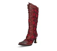 LAURA VITA Bottes pour Femmes Oanelo 02, Pointure:38 EU, La Couleur:Rouge