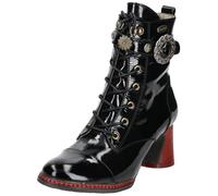 Laura Vita Bottines à lacets rouge / noir, Taille 38