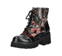 Laura Vita Bottines à lacets rouge / noir, Taille 38