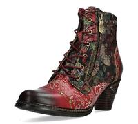 LAURA VITA Bottines Femme Alcizeeo 12, Pointure:39 EU, La Couleur:Rouge