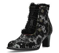 LAURA VITA Bottines Femme Elcodieo 224, Pointure:39 EU, La Couleur:Noir