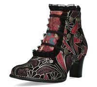 LAURA VITA Bottines Femme Elcodieo 224, Pointure:39 EU, La Couleur:Rouge