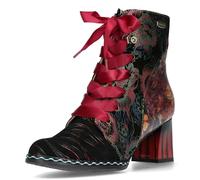 LAURA VITA Bottines Femme Gaclao 40, Pointure:37 EU, La Couleur:Rouge