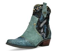 LAURA VITA Bottines Femme Hicnio 20, Pointure:39 EU, La Couleur:Turquoise