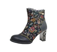LAURA VITA Bottines Femme Ledao 14, Pointure:39 EU, La Couleur:Noir