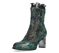 LAURA VITA Bottines Femme Ledao 48, Pointure:37 EU, La Couleur:Bleu