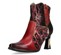 LAURA VITA Bottines Femme Oanelo 09, Pointure:40 EU, La Couleur:Rouge